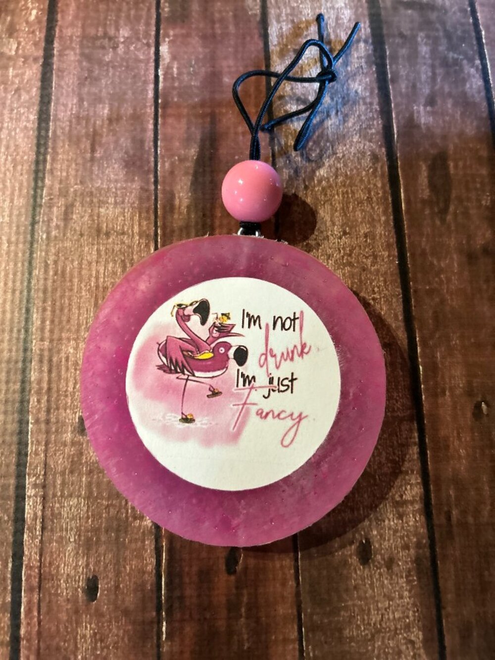 Pink Flamingo Car Freshie